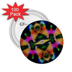 Butterfly Color Pop Art 2 25  Buttons (100 Pack)  by Nexatart