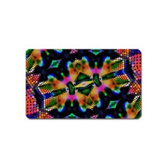 Butterfly Color Pop Art Magnet (name Card) by Nexatart