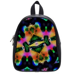 Butterfly Color Pop Art School Bag (small) by Nexatart