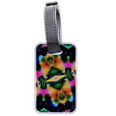 Butterfly Color Pop Art Luggage Tags (two Sides) by Nexatart