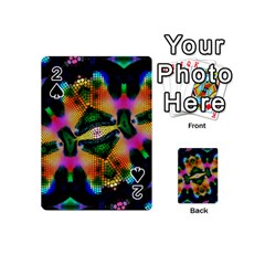 Butterfly Color Pop Art Playing Cards 54 (mini) by Nexatart