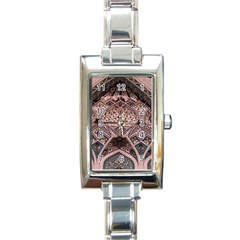 Pattern Decoration Art Architecture Rectangle Italian Charm Watch by Nexatart