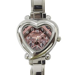 Pattern Decoration Art Architecture Heart Italian Charm Watch by Nexatart