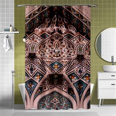 Pattern Decoration Art Architecture Shower Curtain 48  X 72  (small)  by Nexatart