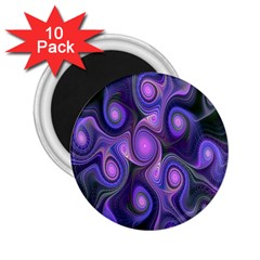 Abstract Pattern Fractal Wallpaper 2 25  Magnets (10 Pack)  by Nexatart