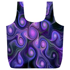 Abstract Pattern Fractal Wallpaper Full Print Recycle Bag (xl) by Nexatart