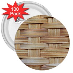 Wicker Model Texture Craft Braided 3  Buttons (100 Pack)  by Nexatart