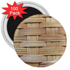 Wicker Model Texture Craft Braided 3  Magnets (100 Pack) by Nexatart