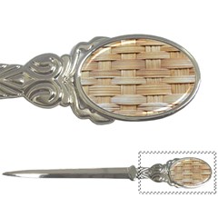 Wicker Model Texture Craft Braided Letter Opener by Nexatart