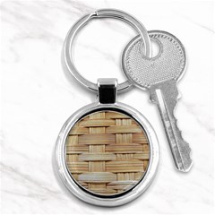 Wicker Model Texture Craft Braided Key Chains (round)  by Nexatart