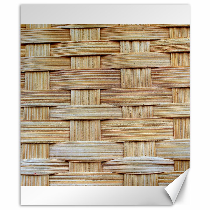 Wicker Model Texture Craft Braided Canvas 8  x 10 