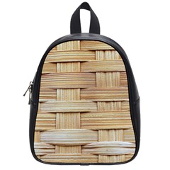 Wicker Model Texture Craft Braided School Bag (small) by Nexatart