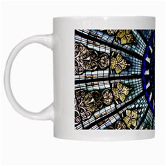 Pattern Art Form Architecture White Mugs