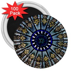 Pattern Art Form Architecture 3  Magnets (100 Pack) by Nexatart