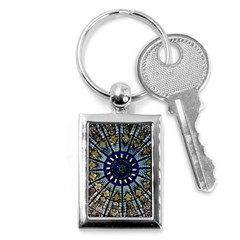 Pattern Art Form Architecture Key Chains (rectangle)  by Nexatart