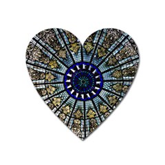 Pattern Art Form Architecture Heart Magnet by Nexatart