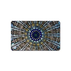 Pattern Art Form Architecture Magnet (name Card) by Nexatart