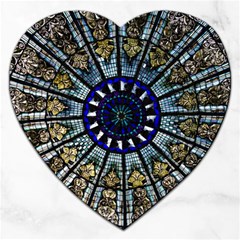 Pattern Art Form Architecture Jigsaw Puzzle (heart) by Nexatart