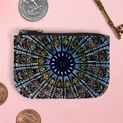 Pattern Art Form Architecture Mini Coin Purse by Nexatart