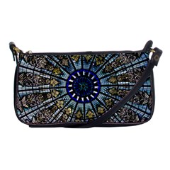 Pattern Art Form Architecture Shoulder Clutch Bag by Nexatart