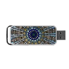 Pattern Art Form Architecture Portable Usb Flash (one Side) by Nexatart