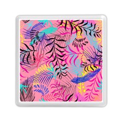 Illustration Reason Leaves Design Memory Card Reader (square) by Nexatart