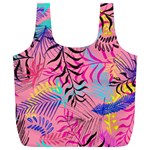 Illustration Reason Leaves Design Full Print Recycle Bag (XL) Front