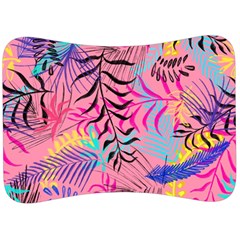 Illustration Reason Leaves Design Velour Seat Head Rest Cushion by Nexatart