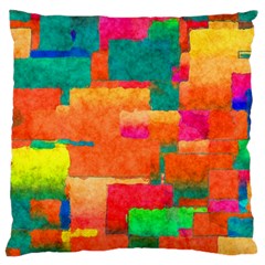 Pattern Texture Background Color Large Cushion Case (one Side) by Nexatart