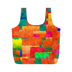 Pattern Texture Background Color Full Print Recycle Bag (m) by Nexatart