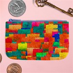 Pattern Texture Background Color Large Coin Purse Front