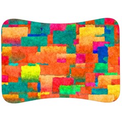 Pattern Texture Background Color Velour Seat Head Rest Cushion by Nexatart