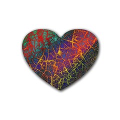 Background Desktop Pattern Abstract Rubber Coaster (heart) 