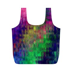 Background Abstract Art Color Full Print Recycle Bag (m) by Nexatart