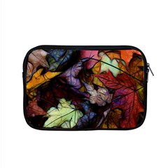 Fall Leaves Abstract Apple Macbook Pro 15  Zipper Case by bloomingvinedesign