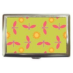 Dragonfly Sun Flower Seamlessly Cigarette Money Case