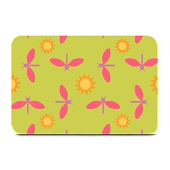 Dragonfly Sun Flower Seamlessly Plate Mats