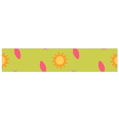 Dragonfly Sun Flower Seamlessly Small Flano Scarf