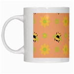 Bee A Bug Nature White Mugs Left