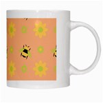 Bee A Bug Nature White Mugs Right