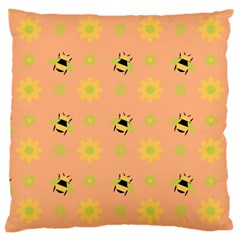 Bee A Bug Nature Large Cushion Case (one Side) by Nexatart