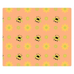 Bee A Bug Nature Double Sided Flano Blanket (small)  by Nexatart