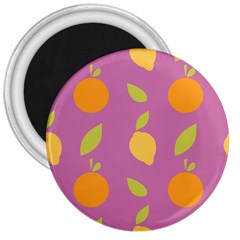 Seamlessly Pattern Fruits Fruit 3  Magnets by Nexatart