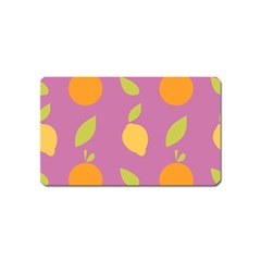 Seamlessly Pattern Fruits Fruit Magnet (name Card)