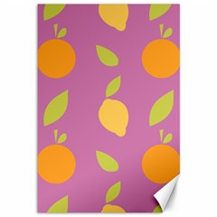 Seamlessly Pattern Fruits Fruit Canvas 12  X 18  by Nexatart