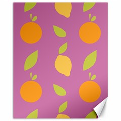 Seamlessly Pattern Fruits Fruit Canvas 11  X 14  by Nexatart