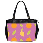 Seamlessly Pattern Fruits Fruit Oversize Office Handbag (2 Sides) Front