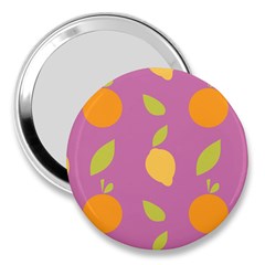 Seamlessly Pattern Fruits Fruit 3  Handbag Mirrors by Nexatart