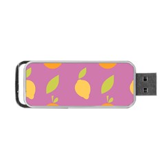 Seamlessly Pattern Fruits Fruit Portable Usb Flash (two Sides) by Nexatart