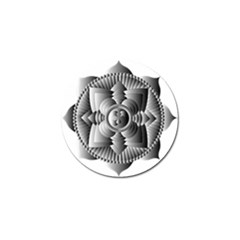 Lotus Mandala Flower Floral Golf Ball Marker (4 Pack) by Nexatart